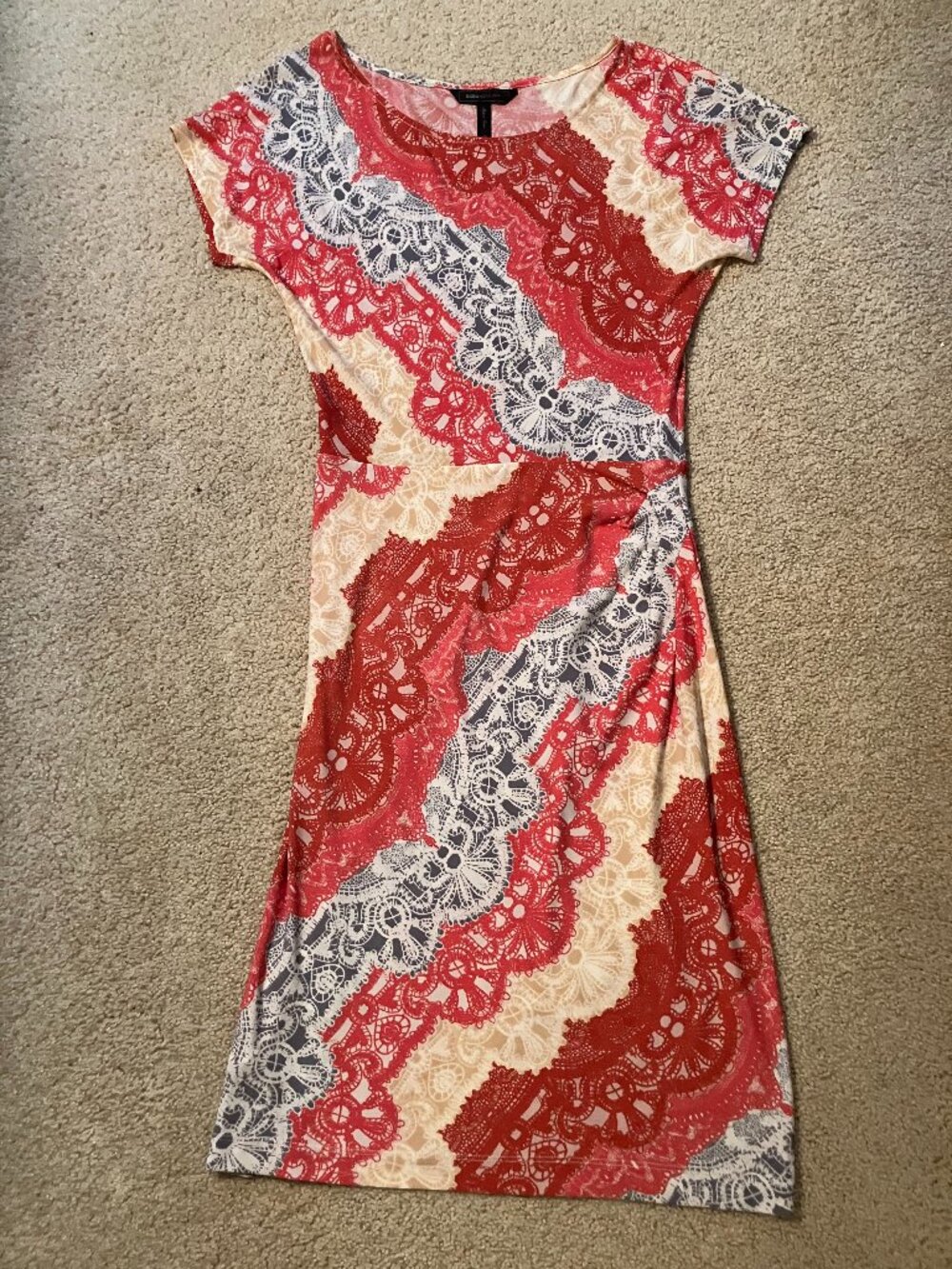 BCBGMAXAZRIA Dress, Size XS, Multi Color